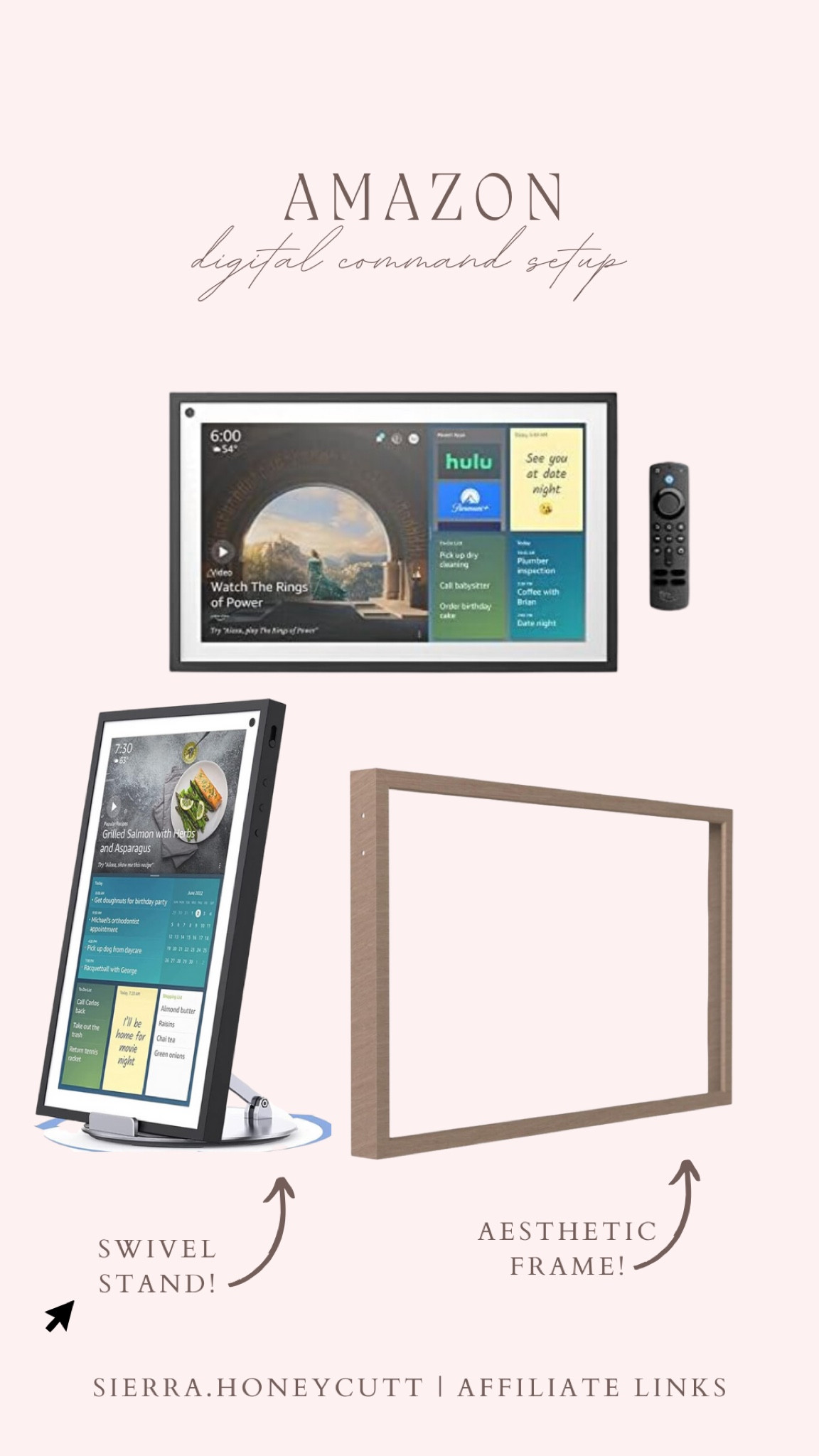 Amazon, Alexa, technology, digital command center, tech, smart home 

#LTKSeasonal #LTKfindsunder100 #LTKhome