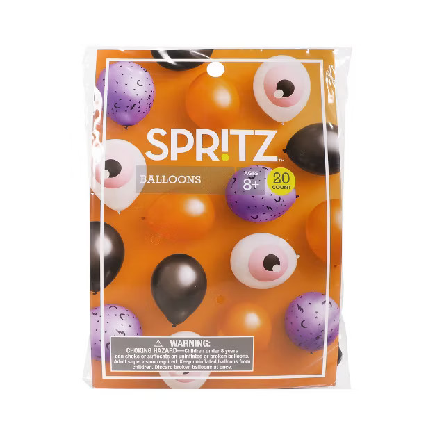 20ct Balloon Pack Halloween Icons - Spritz™ | Target