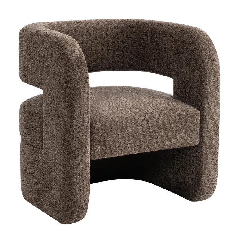 Ebern Designs Sinel Upholstered Accent Barrel Armchair For Living Room & Reviews | Wayfair | Wayfair North America