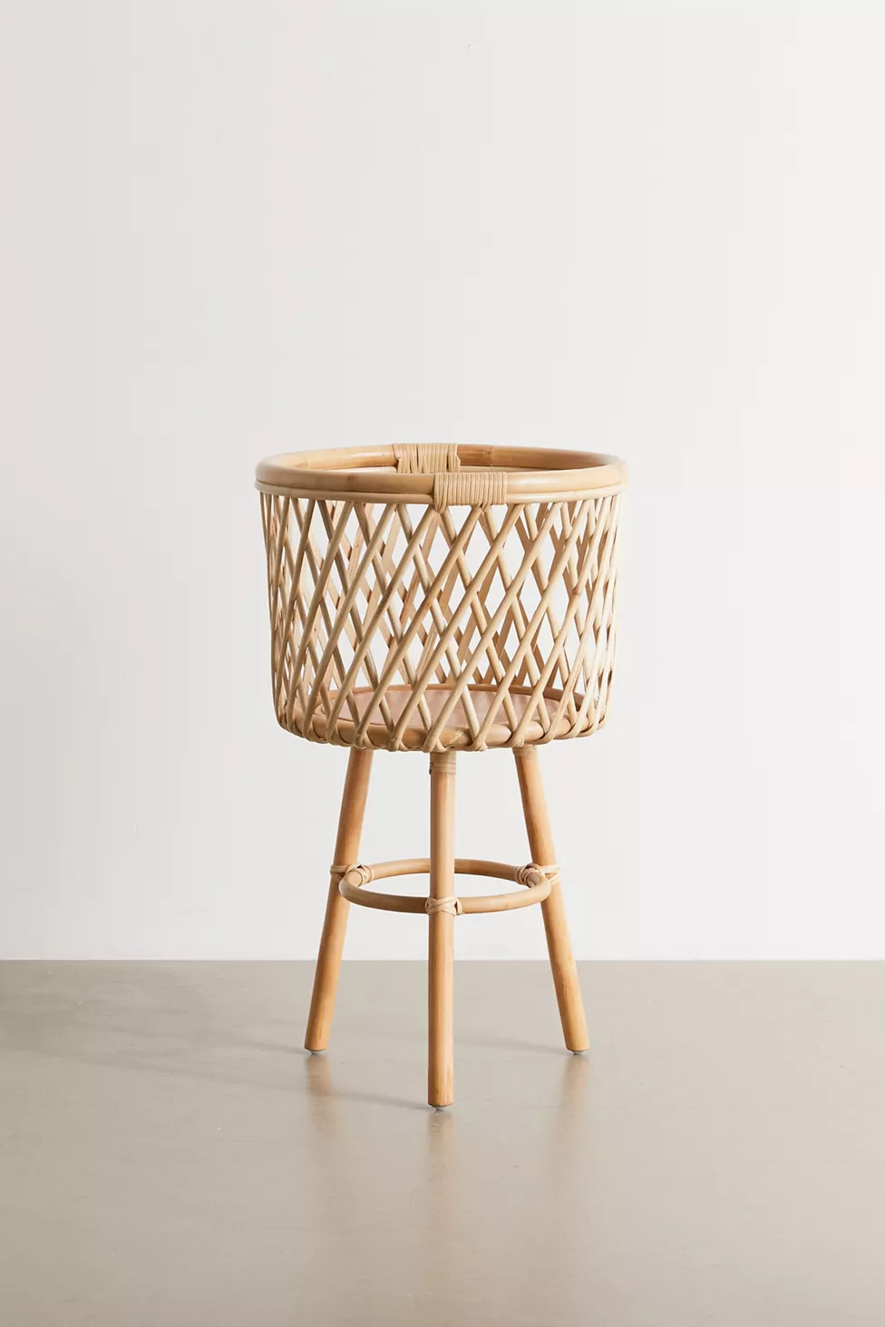 Rattan Standing Planter | Urban Outfitters (US and RoW)