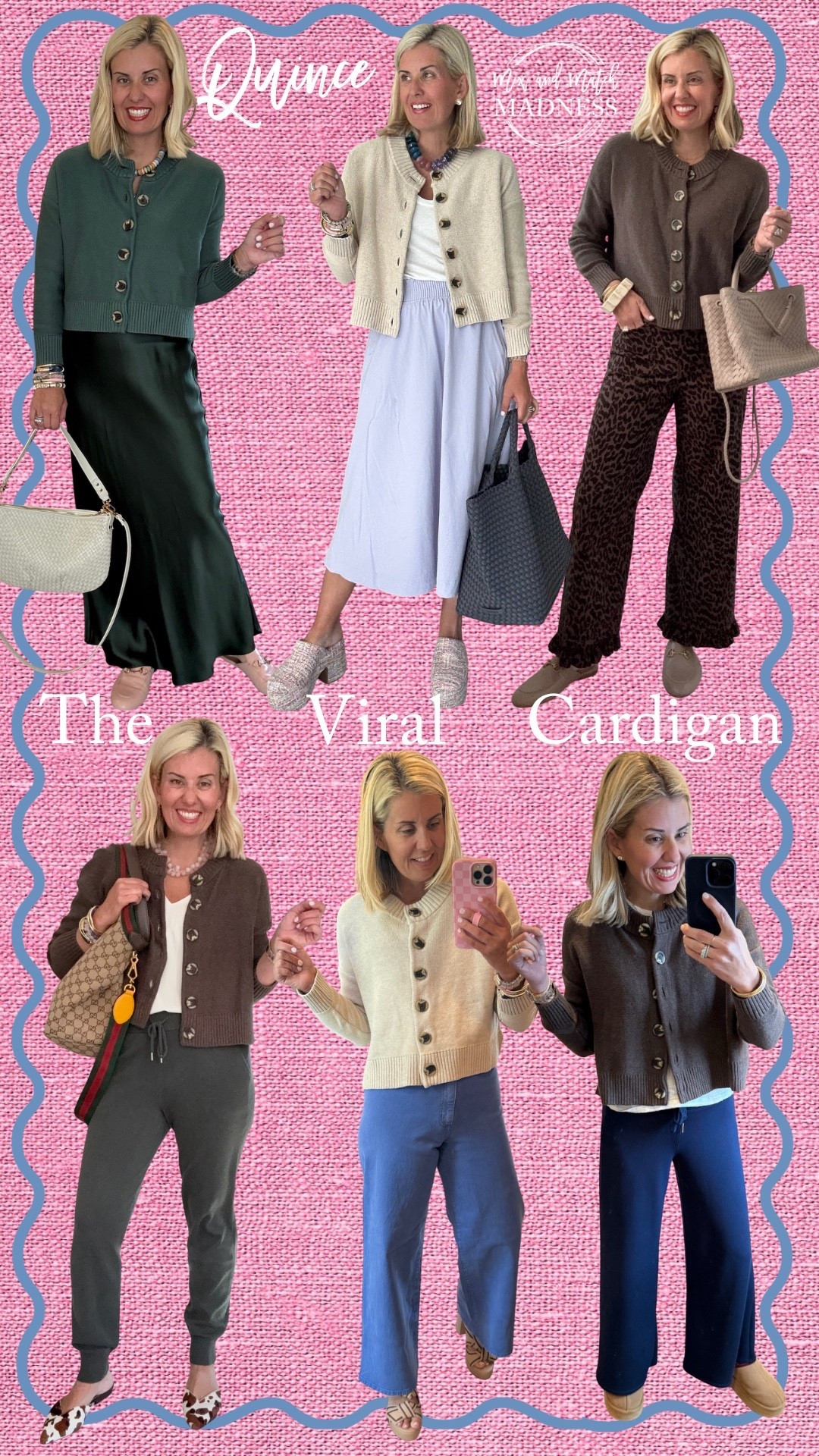 THE viral cardigan from Quince! So many ways to style this cardigan. It’s affordable and so soft! I wear an xs. 

#LTKmomlife #LTKdayinmylife #LTKOver40