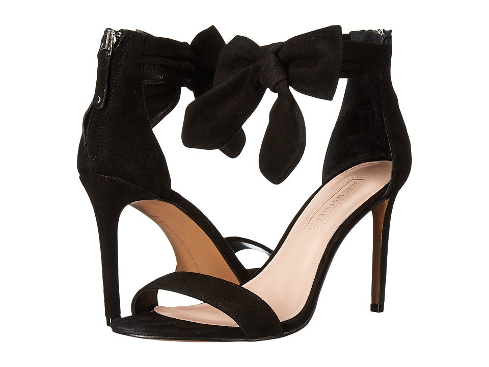 Avec Les Filles - Jax (Black Kid Suede) Women's Dress Sandals | Zappos