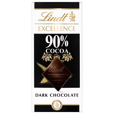 Lindt Excellence 90% Cocoa Dark Chocolate Candy Bar - 3.5 oz. | Target