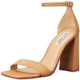 Steve Madden Women's TIAA Heeled Sandal, Camel Nubuck, 6.5 | Amazon (US)
