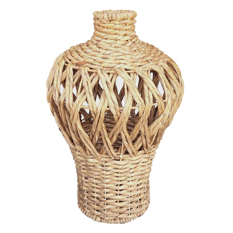 Natural Wicker Vase, 24" | At Home