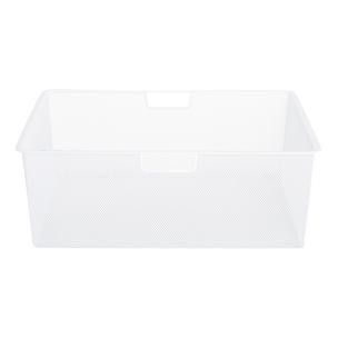 Elfa Wide Mesh 2-Runner White | The Container Store