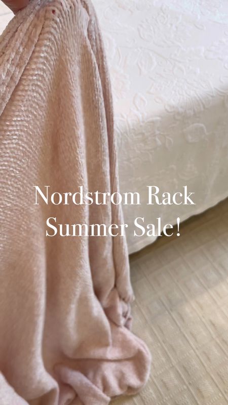 Nordstrom Rack Summer sale is live! Sharing several items I picked up for incredible prices. I love to take advantage of rock bottom prices to stock up on items we need a refresh on, and I really wanted to get some new throws since we use them in our home so much. @Nordstromrack #NordstromRackPartner #rackscore



#LTKSaleAlert #LTKxNSale #LTKHome