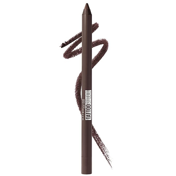 Maybelline TattooStudio Long-Lasting Sharpenable Eyeliner Pencil, Glide on Smooth Gel Pigments wi... | Amazon (US)