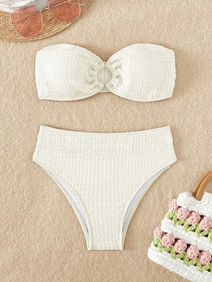 Ring Detail Bikini Set | SHEIN