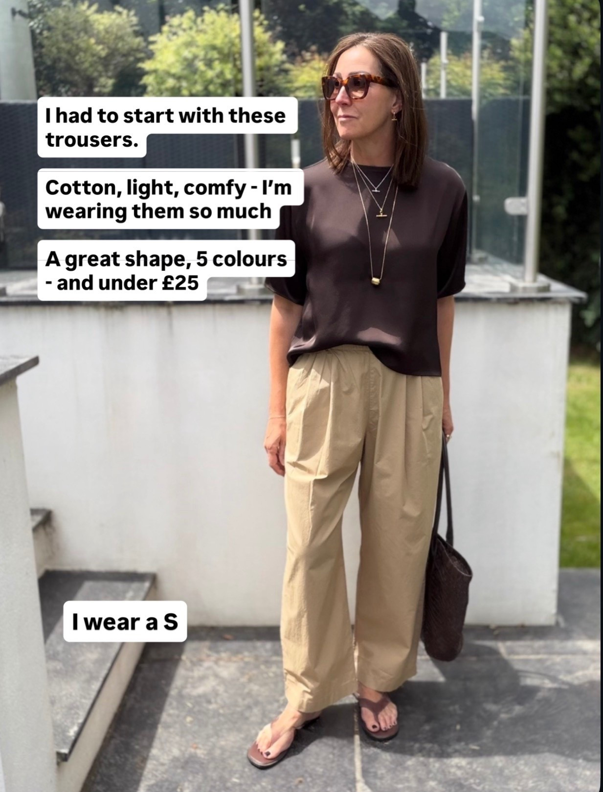 My newest Uniqlo find. These are cotton, light, they come in 5 great colours and they’re under £25