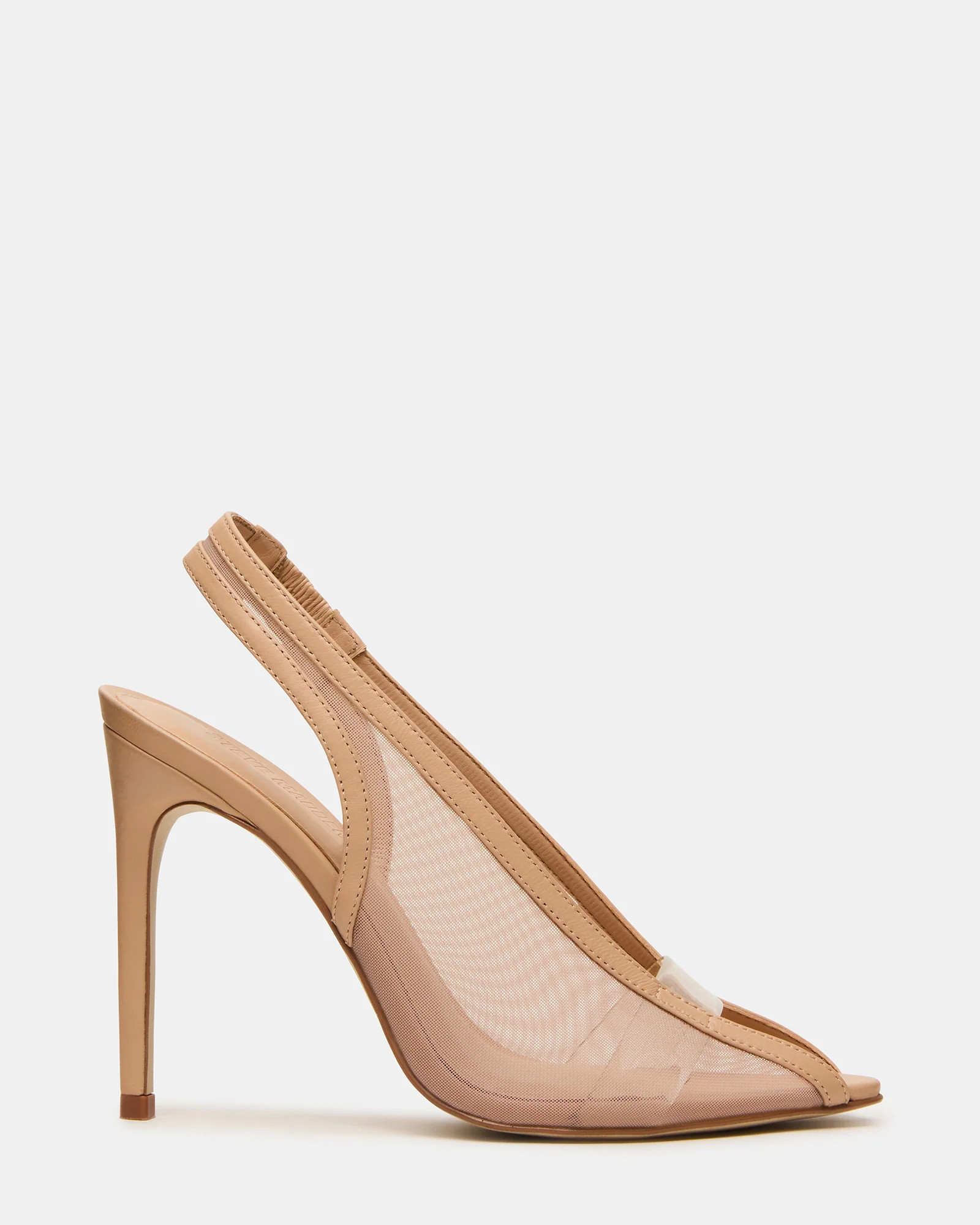 Steve Madden Women's Sasha Leather Mesh Heels - Natural - Size 10 | Steve Madden (US)