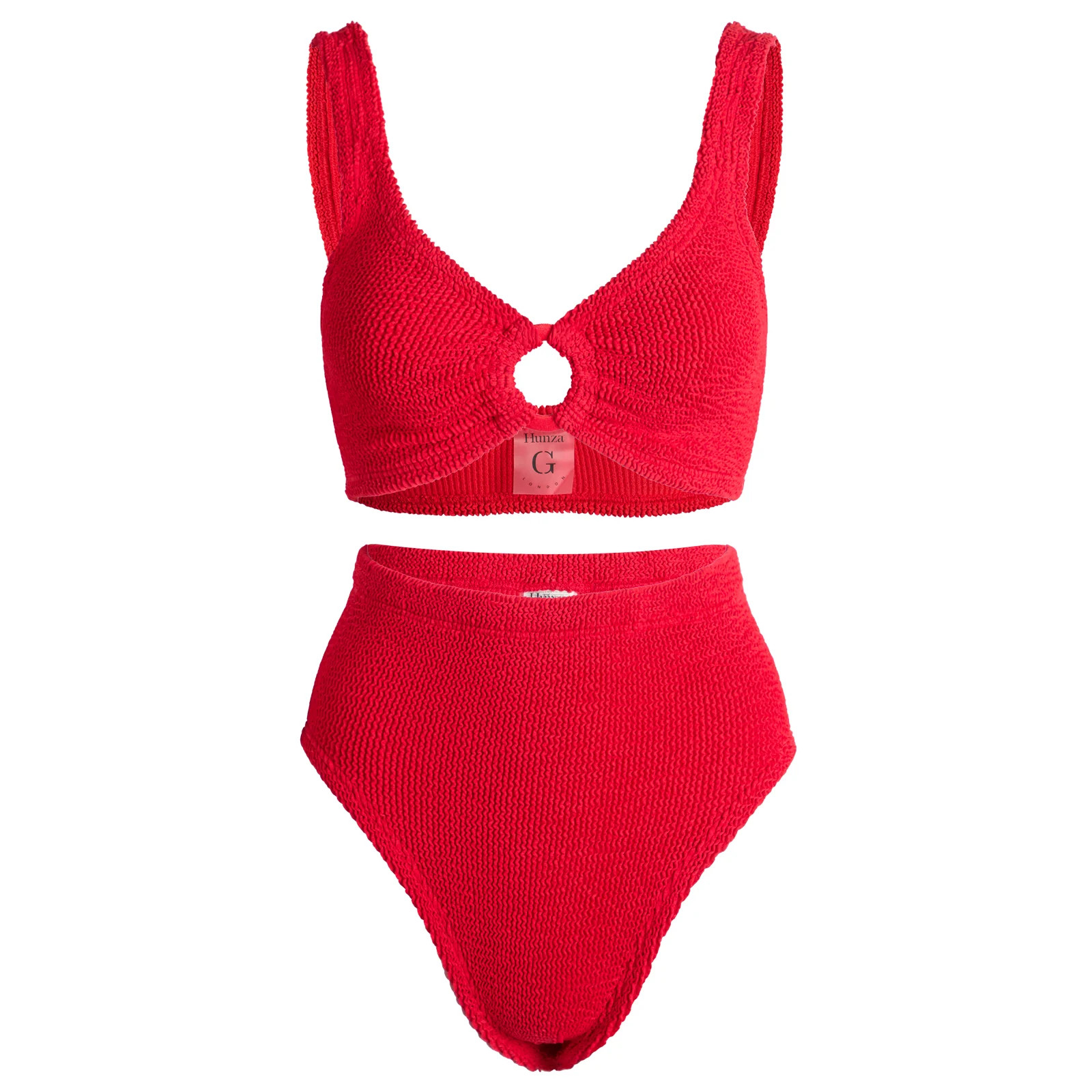 Hunza G Women's Nadine Bikini in Red | END. Clothing