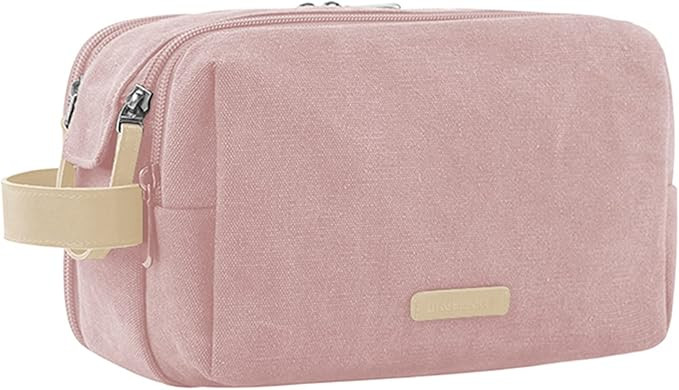Toiletry Bag for Women, BAGSMART Travel Toiletry Organizer Dopp Kit Water-resistant Shaving Bag f... | Amazon (US)