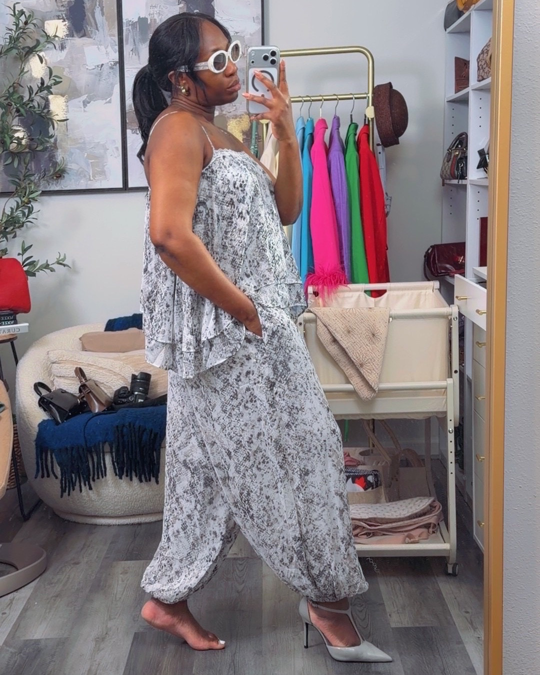 Obsessed with this pants set. This balloon style pants is trending and you can try the style on a budget.

#LTKootd #LTKOver40 #LTKSeasonal