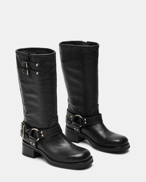 ASTOR BLACK LEATHER | Steve Madden (US)