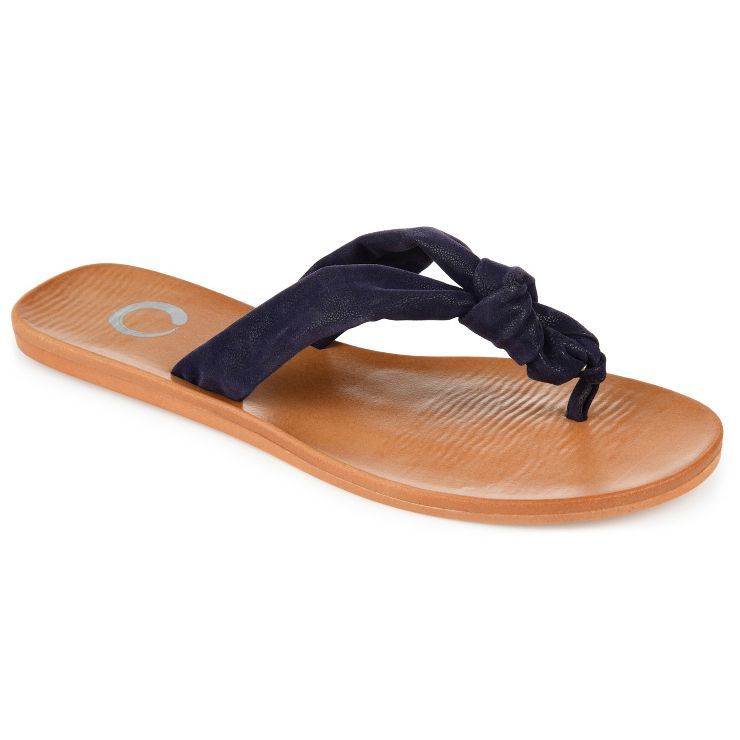 Journee Collection Womens Brindle Flip Flop Flat Sandals | Target
