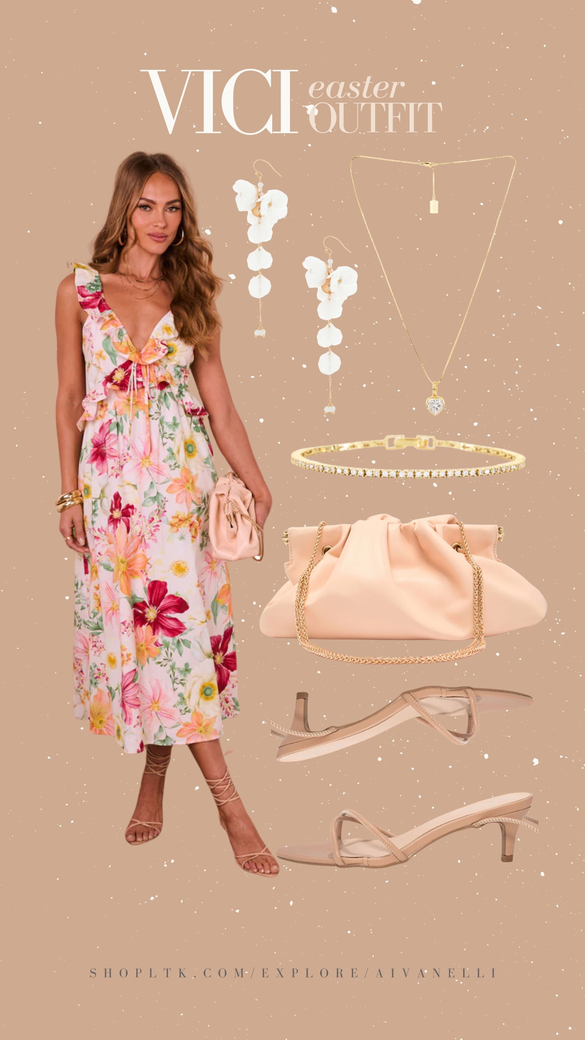 VICI Easter outfit idea

Use code aivanelli35 for 35% off your order

pastel floral midi dress
light blue smocked sundress
chic white eyelet mini dress
spring brunch linen set
elegant puff sleeve dress
soft pink satin slip dress
flowy maxi dress with sandals
tailored blazer with spring dress
classic white dress with heels
garden party outfit with wedges

#LTKSaleAlert #LTKootd #LTKSeasonal