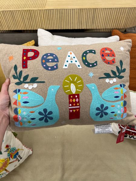 World Market, Christmas, decorate, holiday, colorful, decor, home, cozy, pillow, peace

#Christmas

#LTKhome #LTKunder50 #LTKHoliday