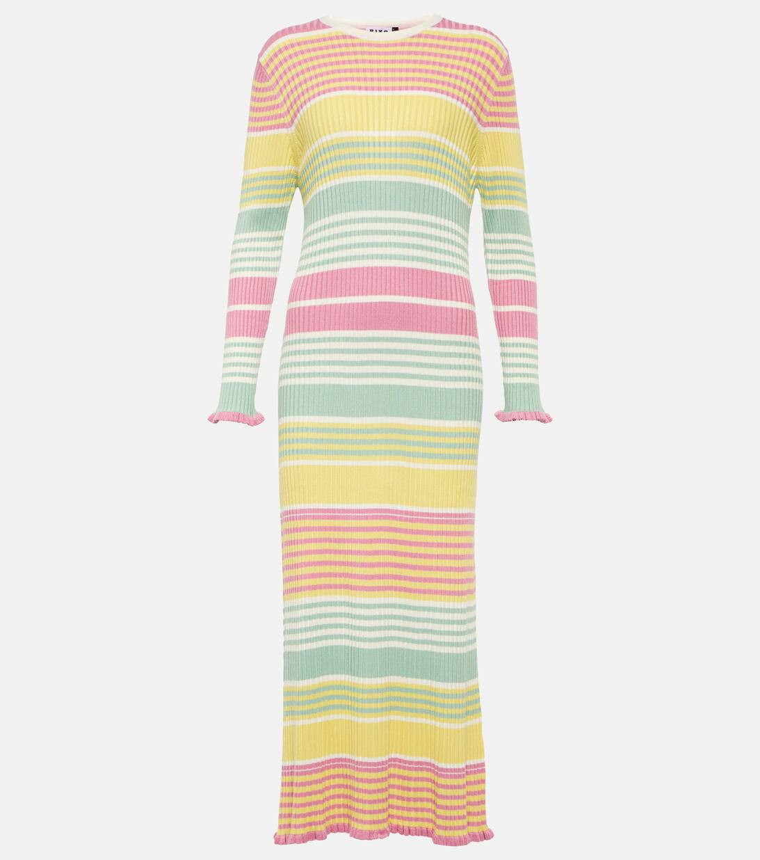 Miller striped ribbed-knit midi dress | Mytheresa (US/CA)