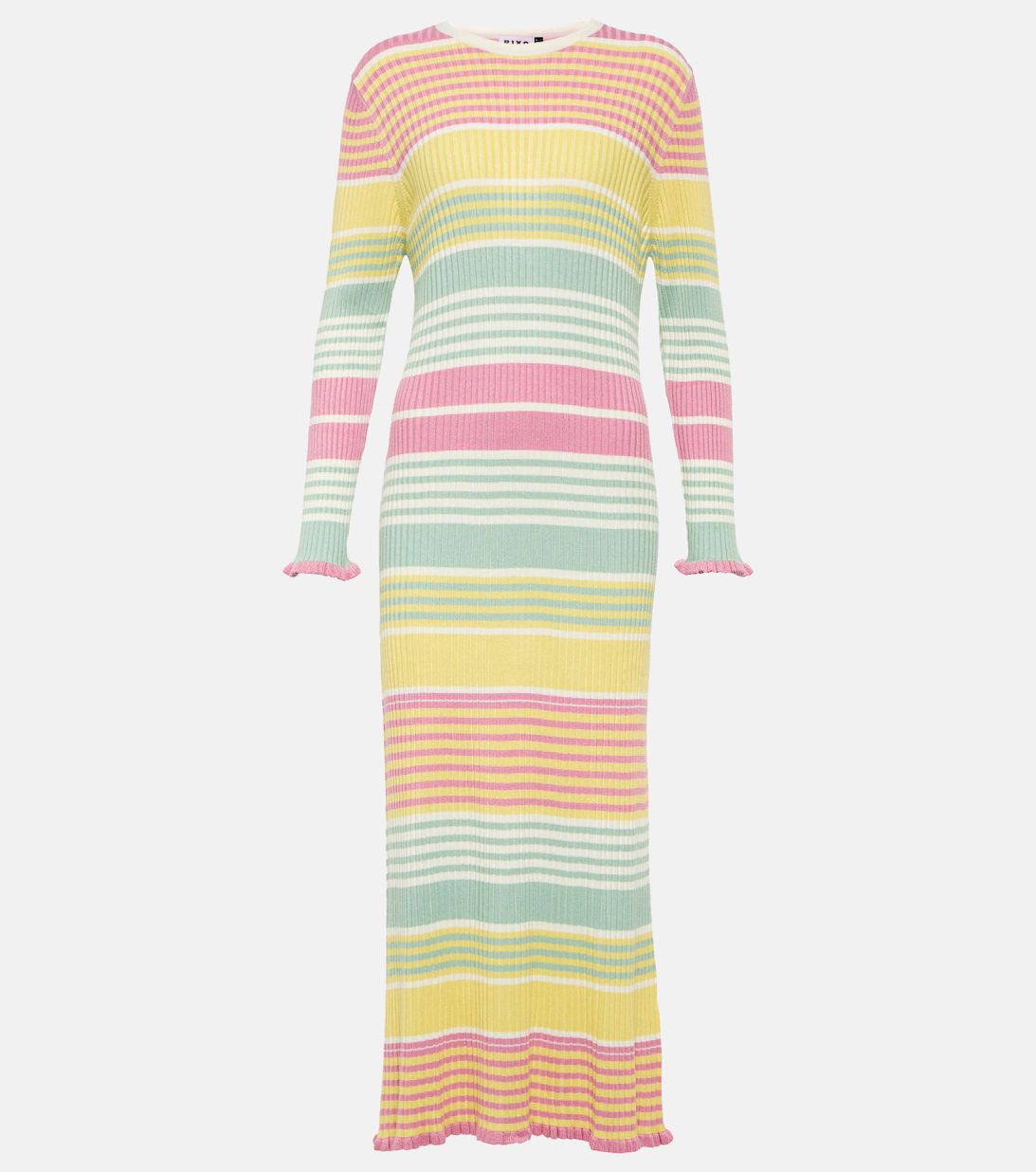 Miller striped ribbed-knit midi dress | Mytheresa (US/CA)