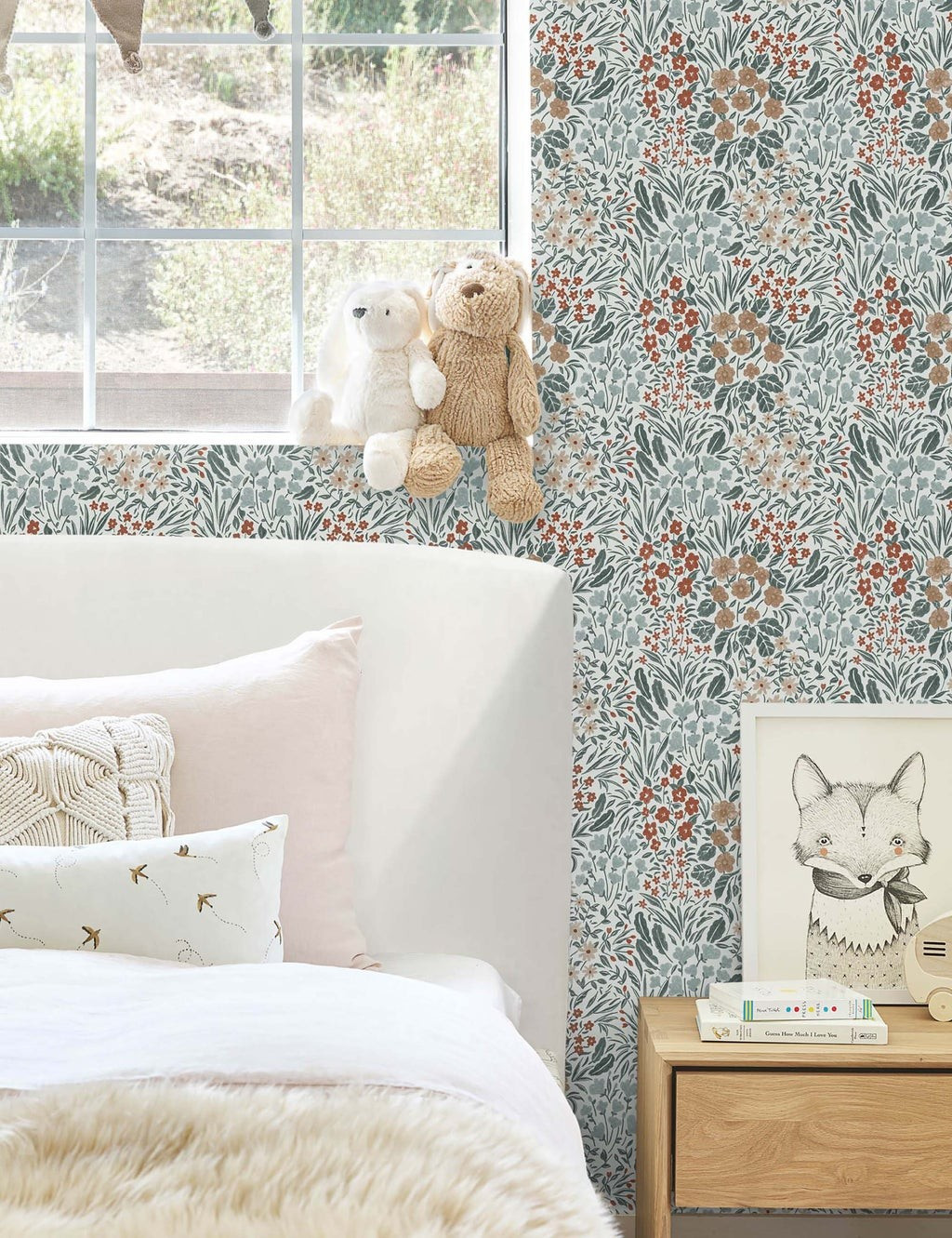 Rylee + Cru Floral Field Wallpaper | Lulu and Georgia 