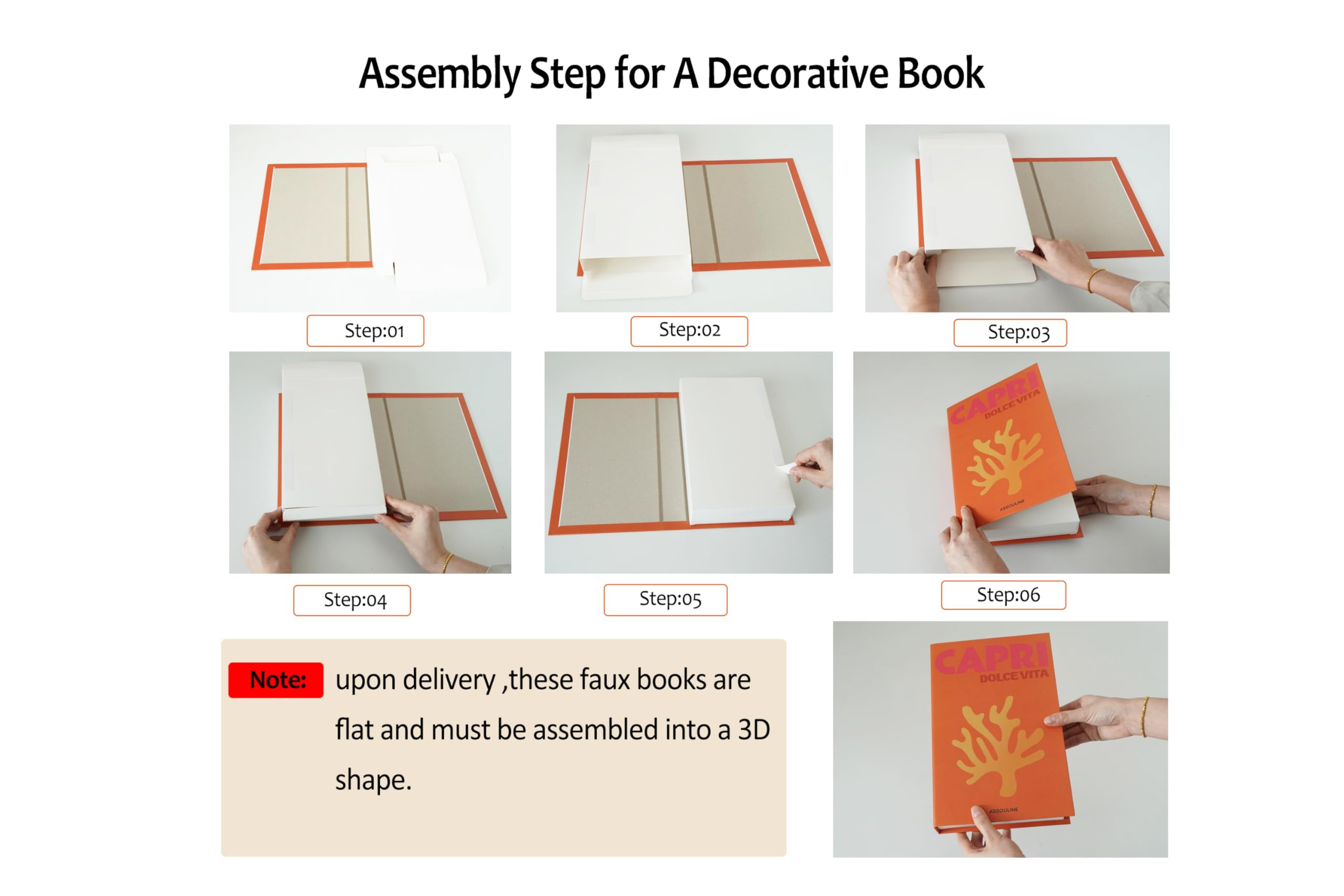Coffee Table Decorative Books For Home Decor, Fake Books For Decoration, Aesthetic Bookshelf Deco... | Amazon (US)