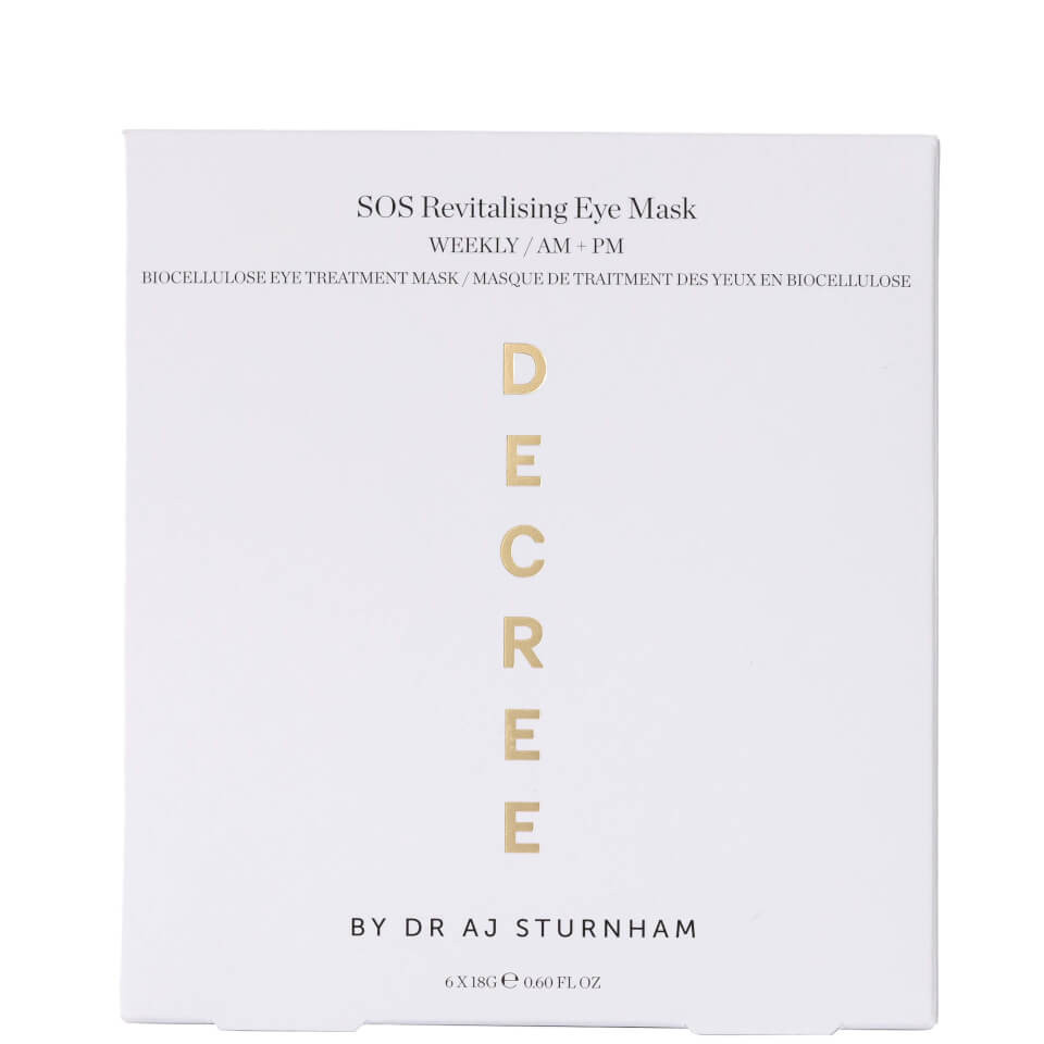 Decree SOS Revitalising Eye Masks (Various Options) | Cult Beauty