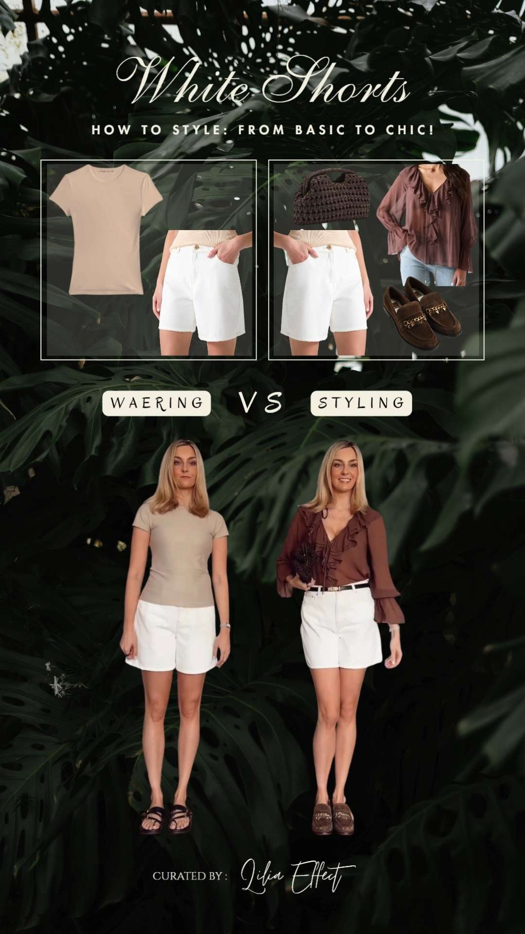 White shorts — how to style: from basic to chic 🤍 Pair them with structured layers, soft knits, or classic button-downs for an effortless look that feels polished every time. ✨
 

 #LTKdayinmylife #LTKgrwm #LTKootd