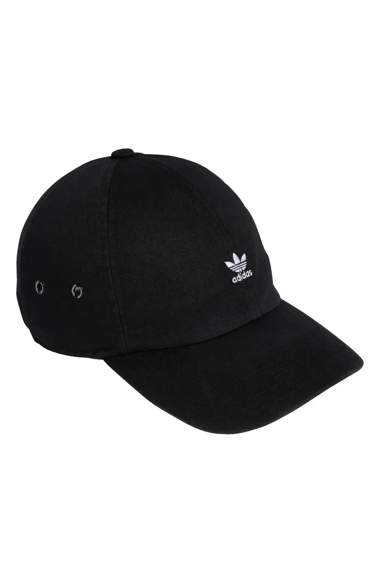 adidas Originals Mini Trefoil Relaxed Strap Back Hat | Nordstrom | Nordstrom