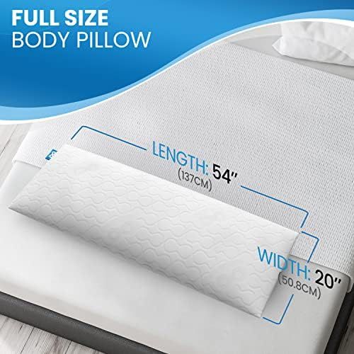 Everlasting Comfort Body Pillow for Adults - Adjustable for Custom Sleeping Comfort - Memory Foam Fu | Amazon (US)