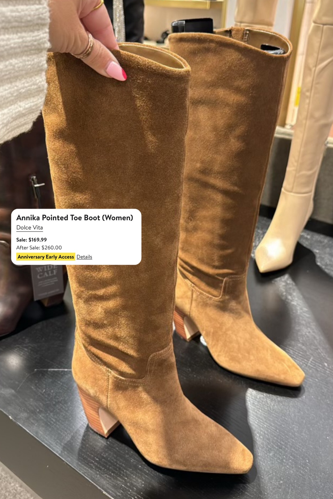 Obsessed with these Dolce Vita boots for fall! Such a pretty dark brown suede- Would be so cute with dresses, skirts, etc!  

#LTKSaleAlert #LTKShoeCrush #LTKxNSale