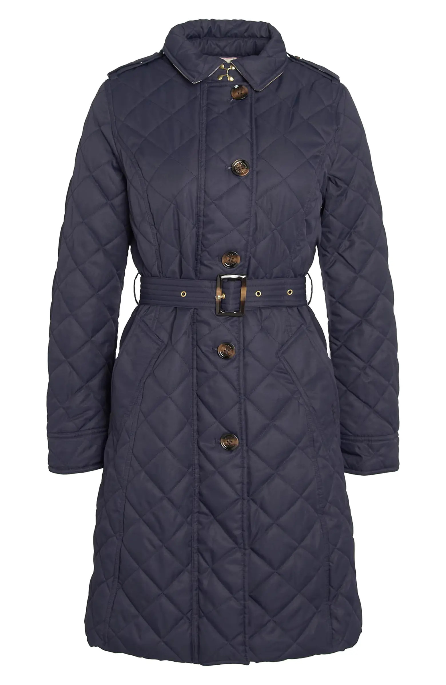 Rosalind Quilted Belted Trench Coat | Nordstrom