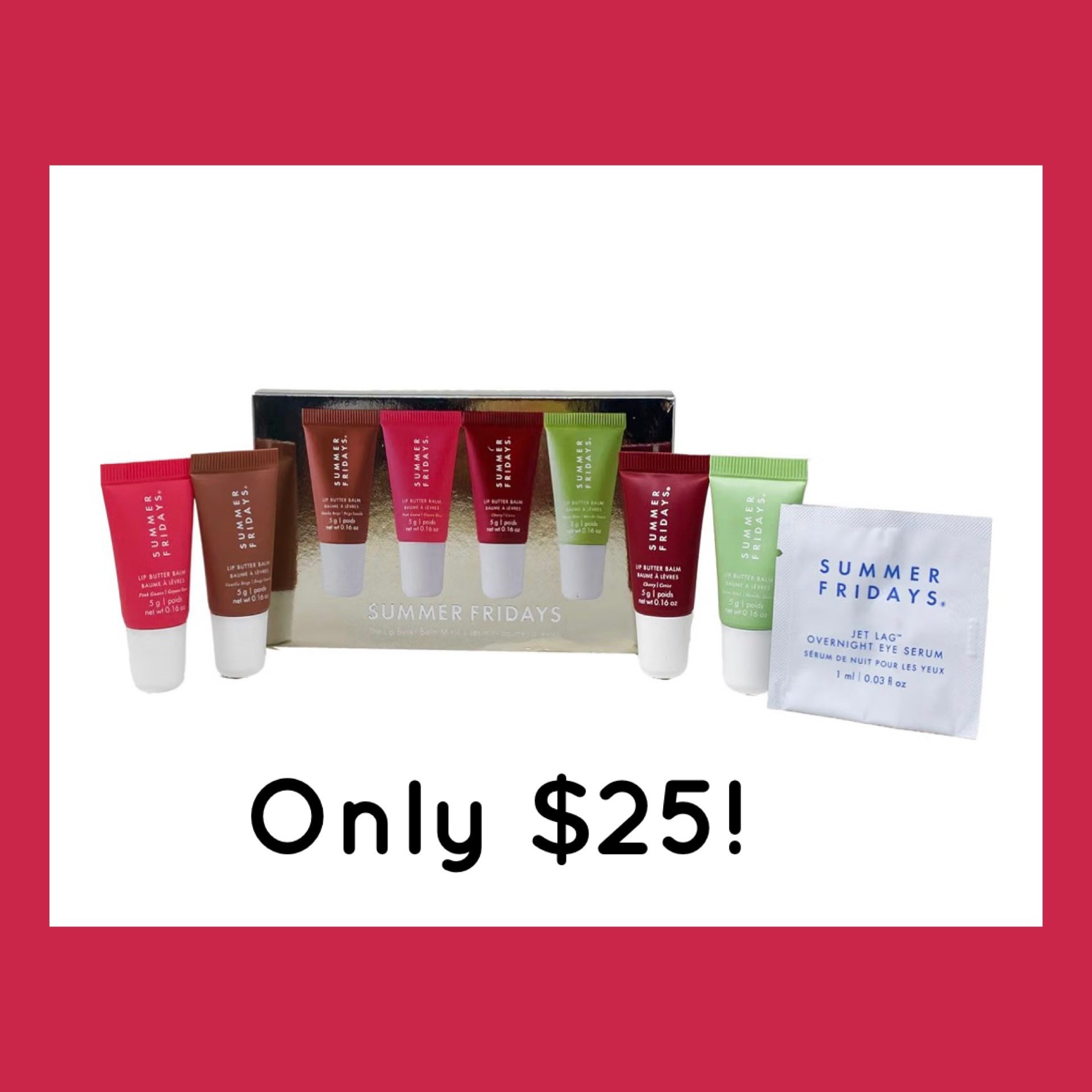 Summer Fridays The Lip Butter Balm Minis Set is BACK at Amazon for the season - and it’s only $25 today!!! 47% Off today in a flash deal 🙌🏻 Own and love this set - it’s also excellent for gifting!

#LTKSaleAlert #LTKBeauty #LTKSeasonal