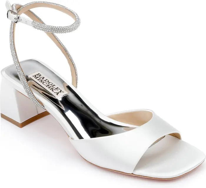 Badgley Mischka Collection Infinity Ankle Strap Sandal (Women) | Nordstrom | Nordstrom