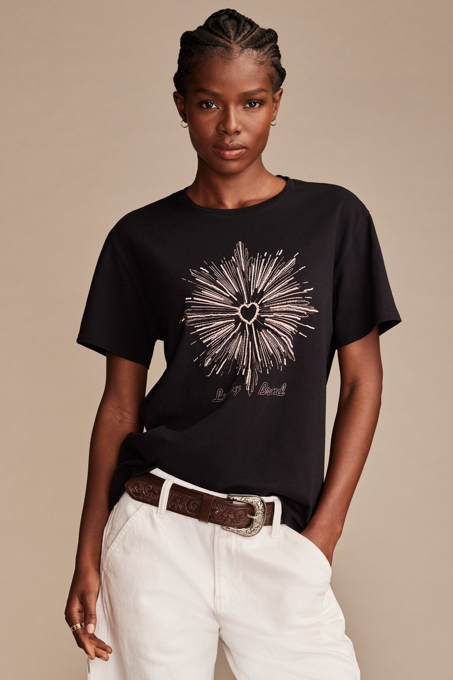 HEART BURST CLASSIC CREW | Lucky Brand