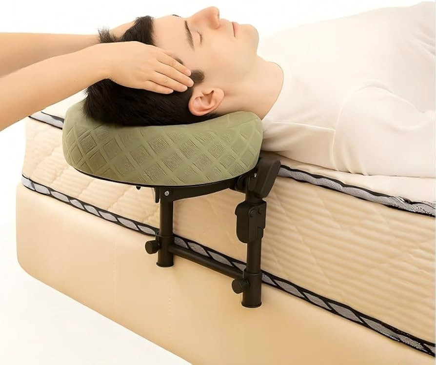 Cxgros Massage Headrest for Bed, Adjustable Massage Face Cradle at Home, Portable Massage Table K... | Amazon (US)