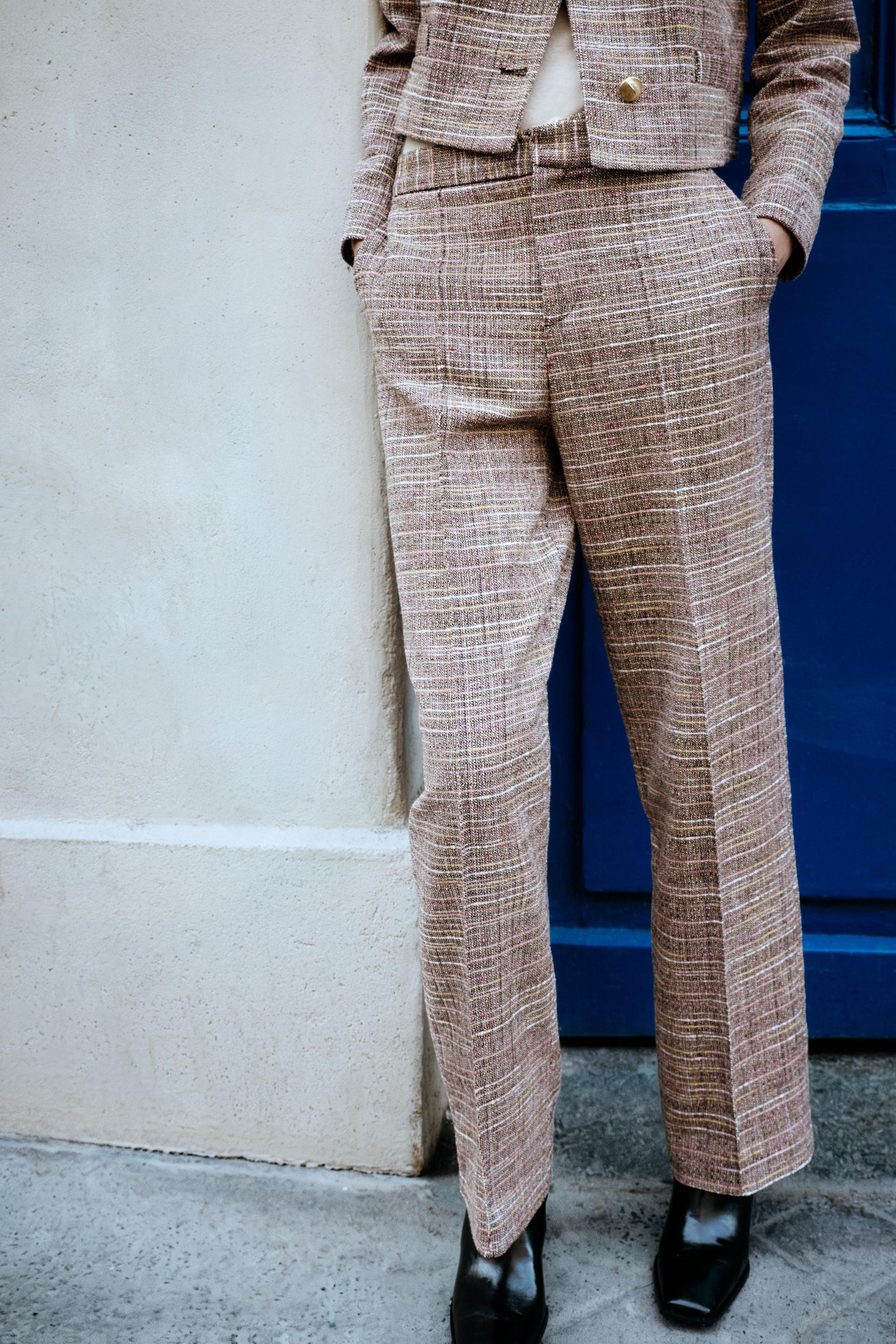 STRUCTURED STRAIGHT PANTS | Zara US