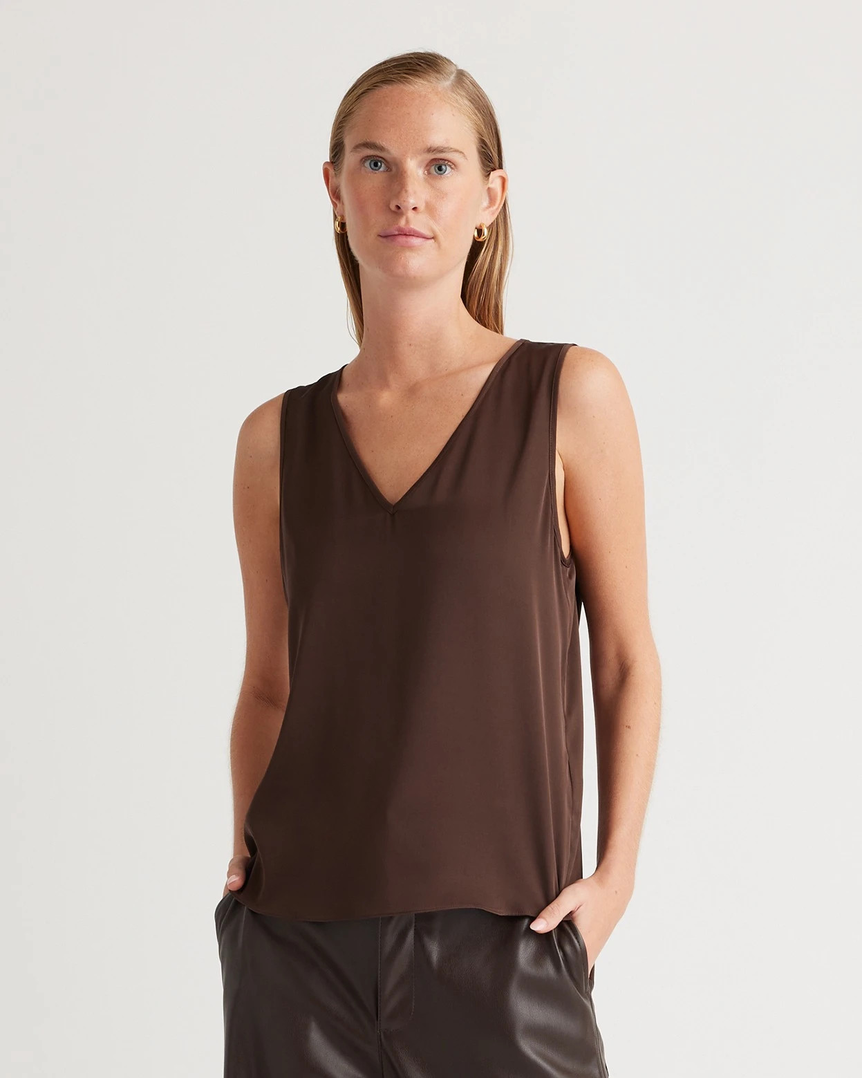 Washable Stretch Silk Tank | Quince | Quince