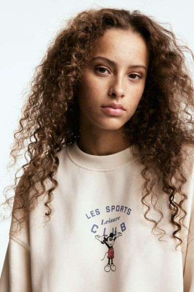 Oversized Printed Sweatshirt | H&M (US + CA)