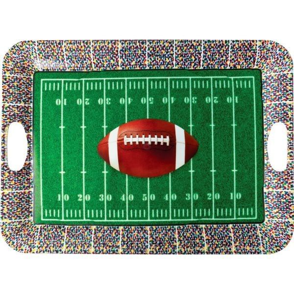 Football Large Plastic Serving Tray 1PC 14.5in x 19.75in Foodservice Tray | Walmart (US)