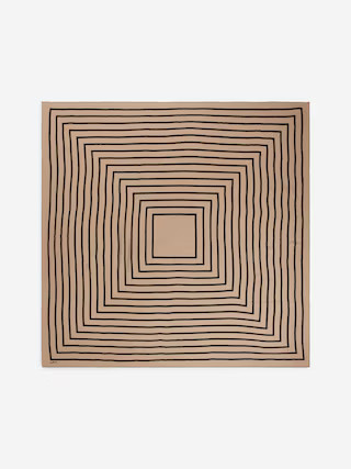 Bedrucktes Tuch – Beige/Schwarz – Damen – ARKET DE | Arket EU