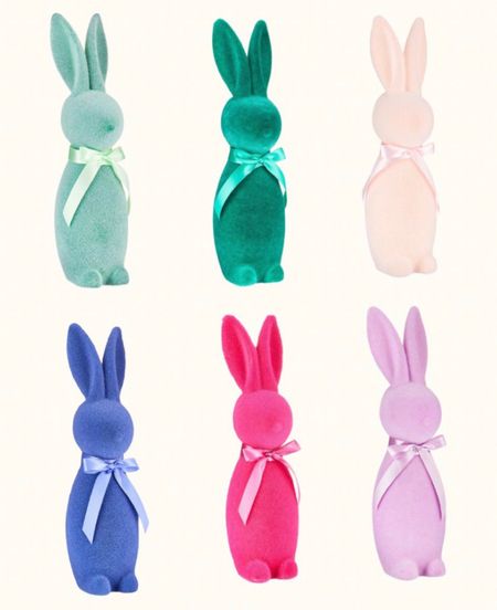 Flocked Easter Bunnies 🐰 

#LTKSeasonal #LTKFind
