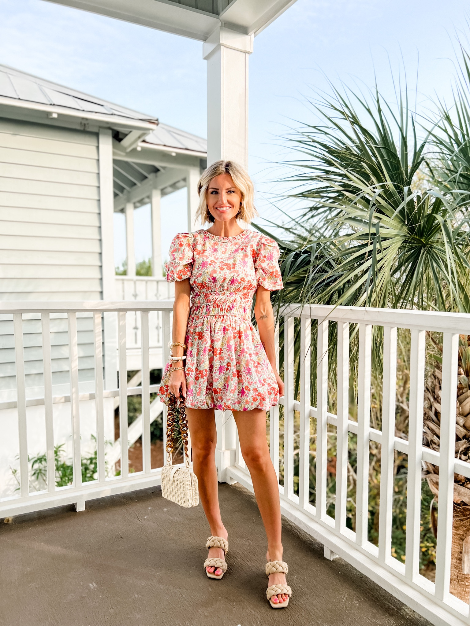 Loverly Grey is wearing a small in this bubble hem dress from Avara! 

#LTKFind #LTKSeasonal #LTKstyletip