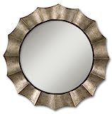 Uttermost Antique Silver Leaf Gotham Round Mirror with Fluted Frame Model-06048 P | Amazon (US)