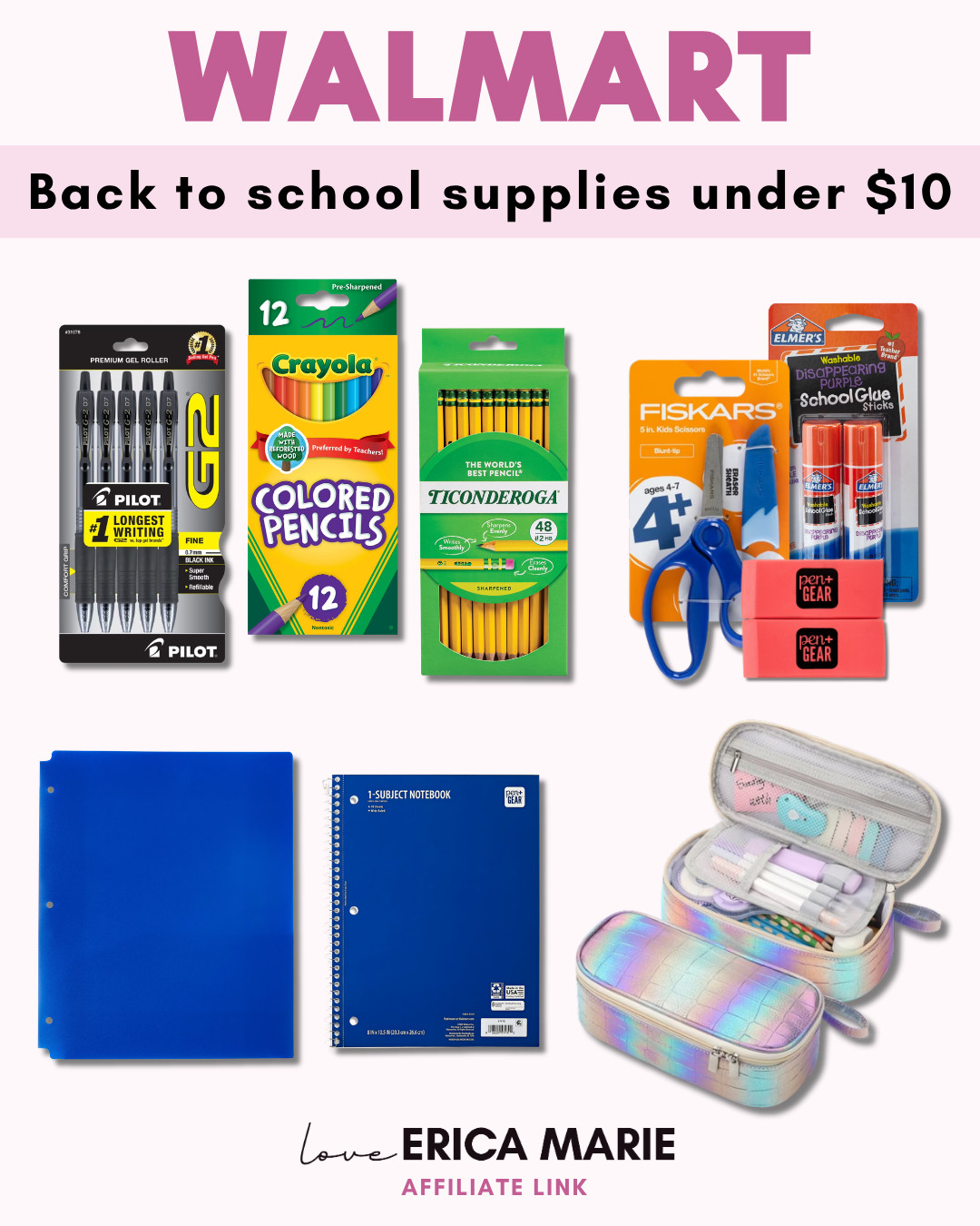 Shop back-to-school supplies under $10 and save on everyday classroom essentials. Find affordable notebooks, pens, pencils, folders, lunch accessories, and more to help get your kids ready for the new school year without overspending. 

 #LTKmomlife #LTKSaleAlert #LTKKids