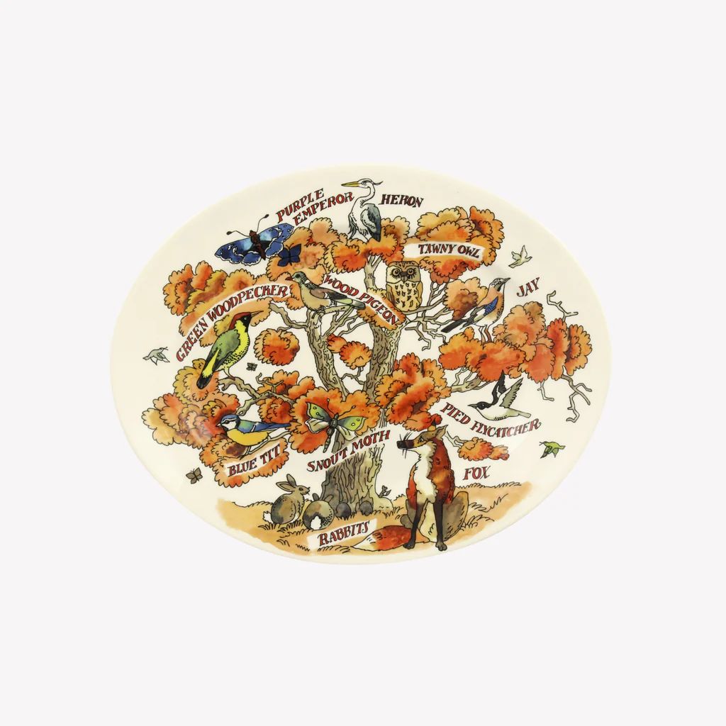 In An Oak Tree Small Oval Platter | Emma Bridgewater (UK)