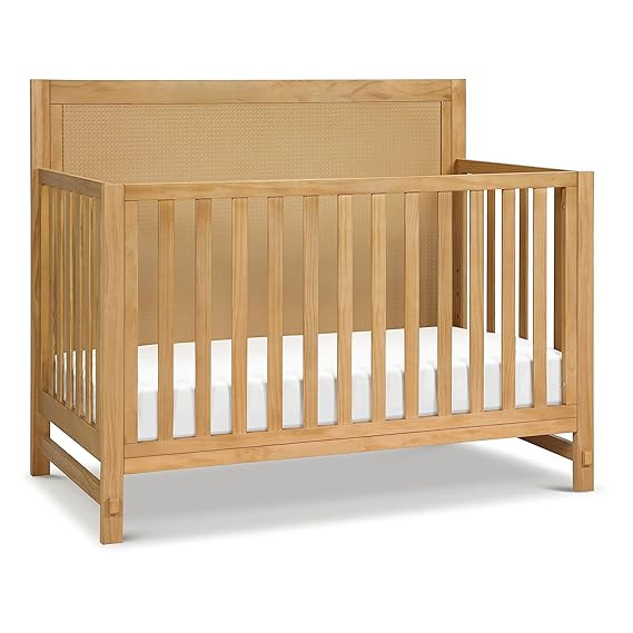 DaVinci Margot 4-in-1 Convertible Crib in Honey GREENGUARD Gold Certified | Amazon (US)