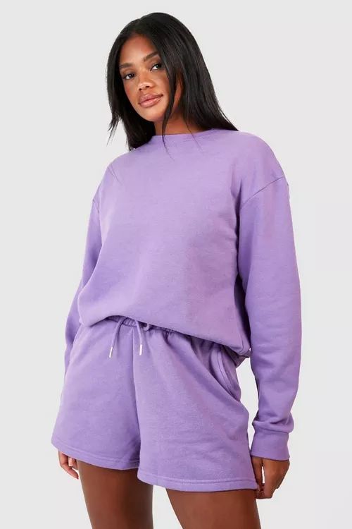 Sweater Short Tracksuit with REEL cotton | Boohoo.com (US & CA)