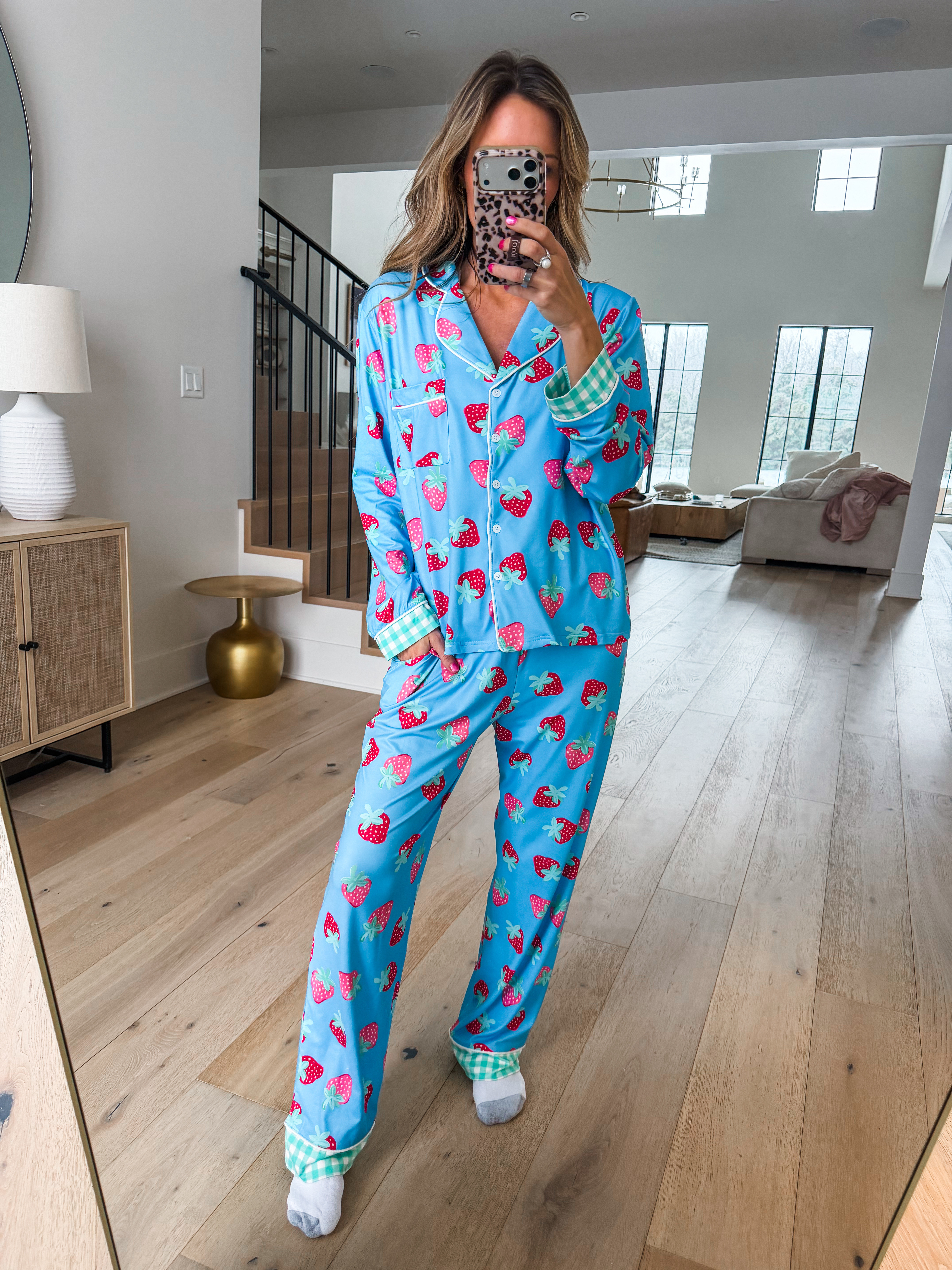 Obsessed with these strawberry pajamas! Use code Tori to save 