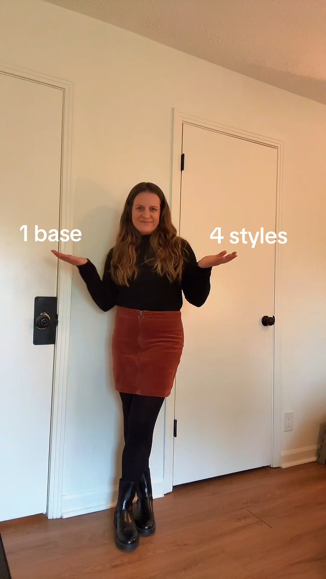 1 base - 4 styles 🍂 whats your fave? 
The corduroy cropped shirt is currently on sale!

#LTKPetite #LTKFindsUnder50 #LTKSeasonal
